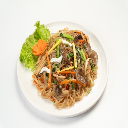 Stir-Fried Glass Noodles With Vegetables